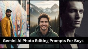 Gemini AI photo editing prompts for boys