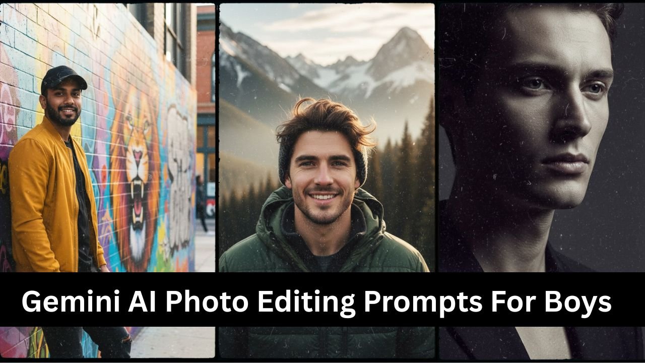 Gemini AI photo editing prompts for boys