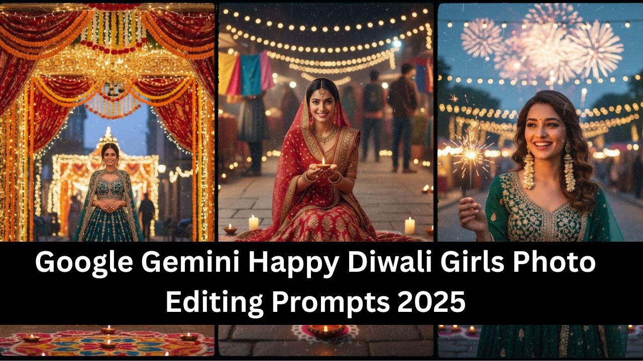 Google Gemini Happy Diwali Girls Photo Editing Prompts 2025