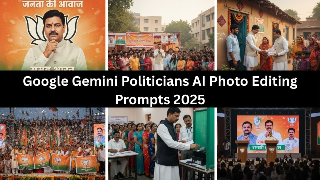 Google Gemini Politicians AI Photo Editing Prompts 2025
