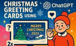 Christmas Greeting Cards Using ChatGPT
