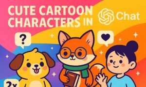 Cute Cartoon Characters in ChatGPT