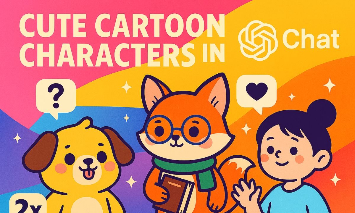 Cute Cartoon Characters in ChatGPT