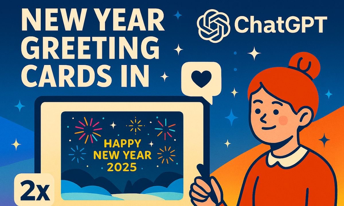 New Year Greeting Cards in ChatGPT