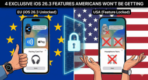 iOS 26.3 features not in US