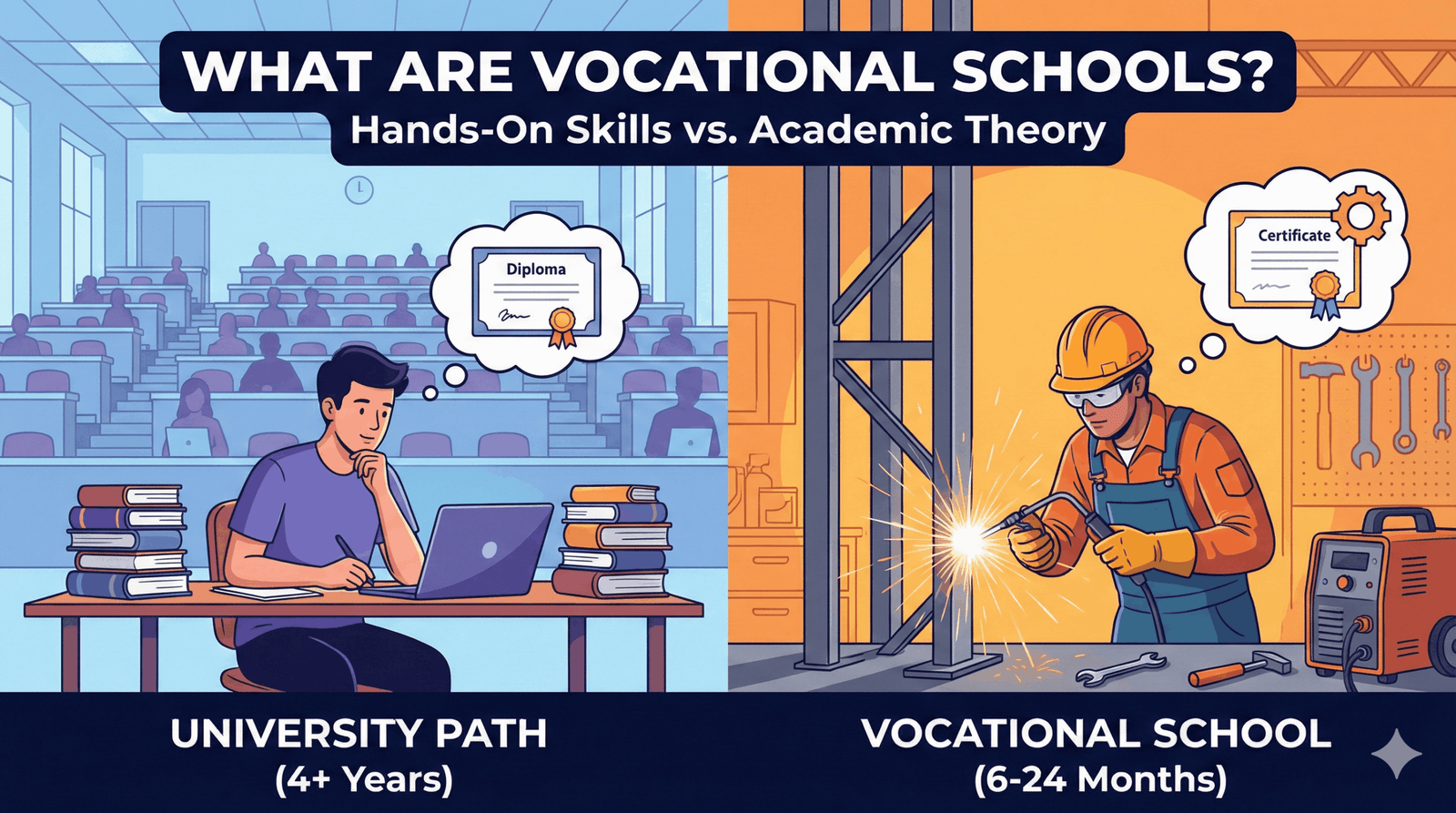 What are vocational schools
