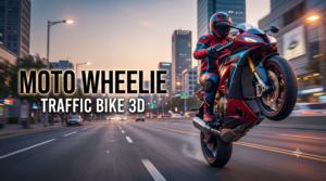 Moto Wheelie Traffic Bike 3D
