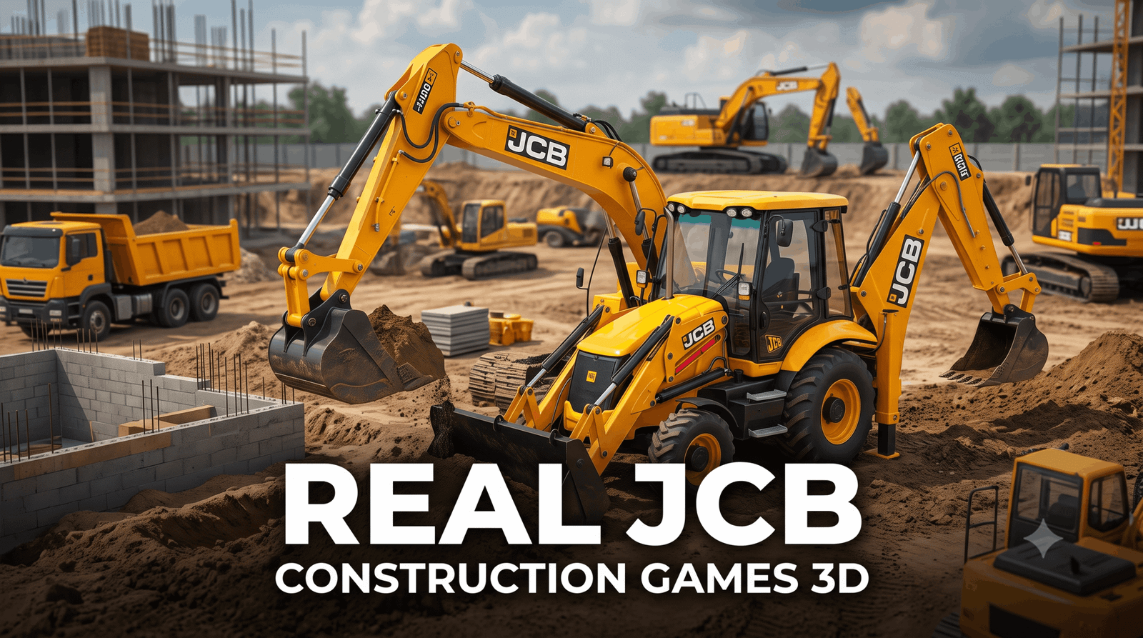 Real JCB Construction Games 3D